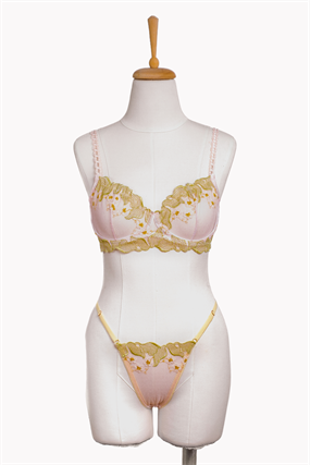 Fleur de Rose Bra Tanga Takım