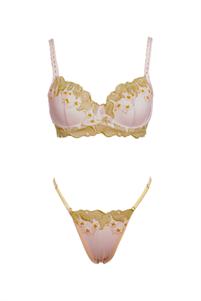 Fleur de Rose Bra Tanga Takım