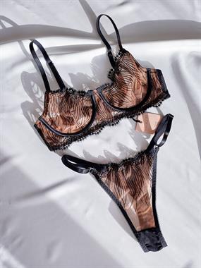 Gaia Balenli Bra Tanga Takım
