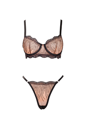 Gaia Balenli Bra Tanga Takım