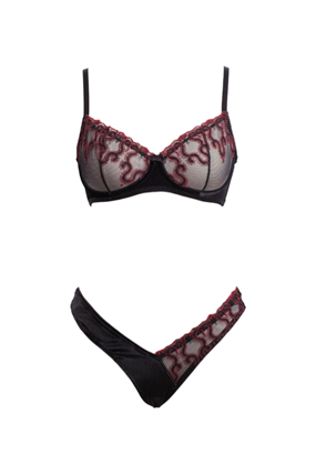 Medusa Balenli Bra Tanga Takım