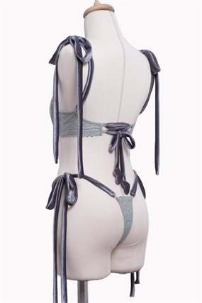 Lydia Green Bra Tanga Takım