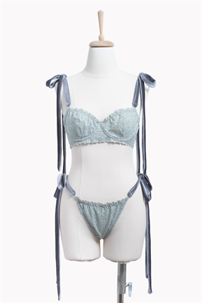 Lydia Green Bra Tanga Takım