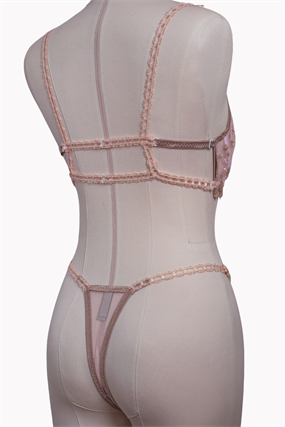 Pink Mocha Bra Tanga Takım