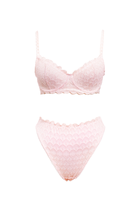 Sunset Blush Balenli Bra Tanga Takım
