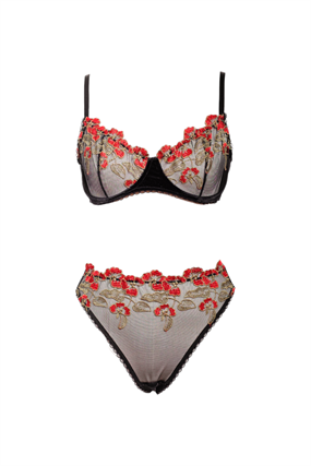 Superbum Balenli Bra Tanga Takım