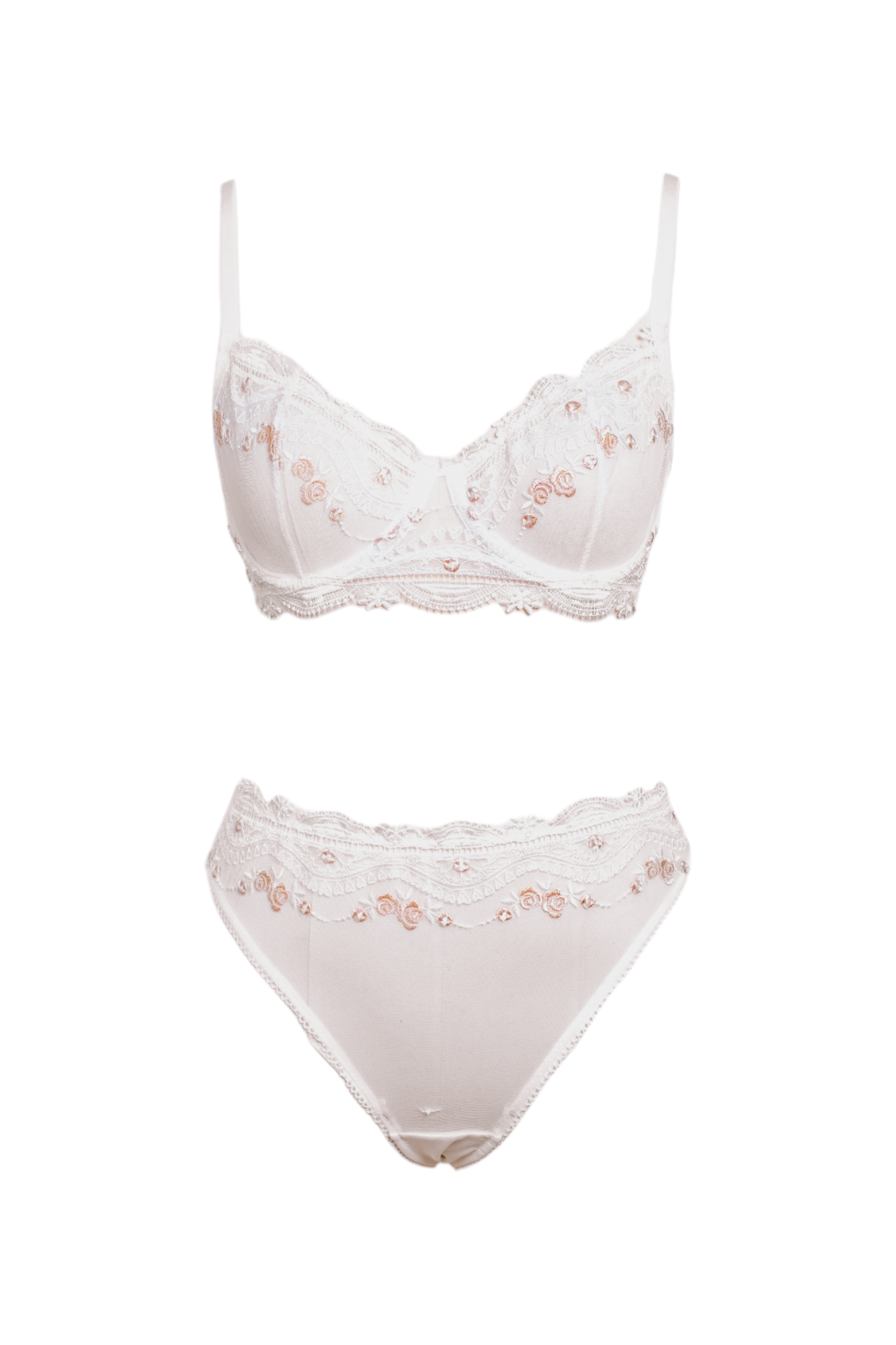 Eternal Rose Gold Balenli Bra Tanga Takım
