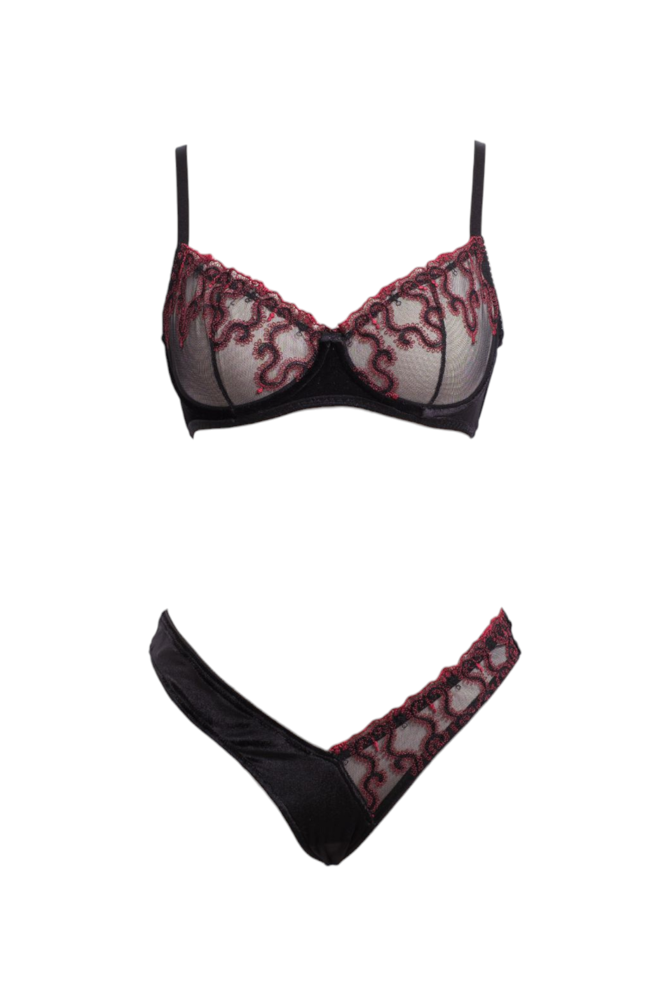 Lilith Balenli Bra Tanga Takım