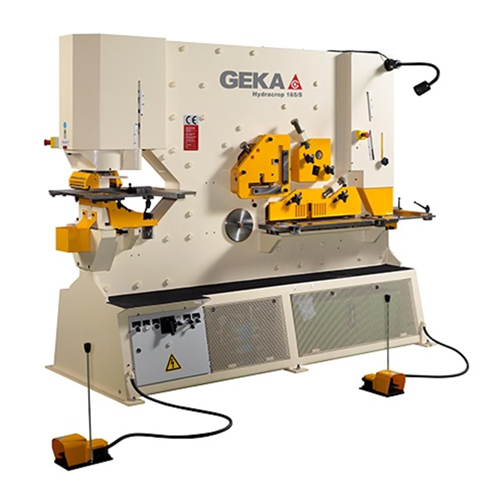  Hydracrop 165 Two Cylinder Ironworker Machines for Cutting and Shearing