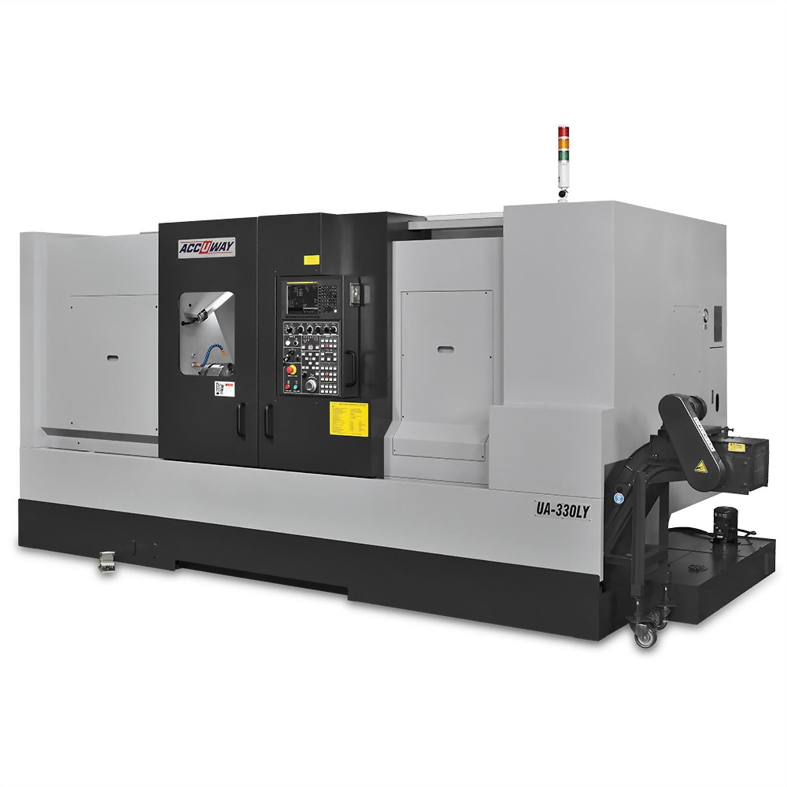 Accuway UA-330LY Slant Bed Linear Way CNC Lathe