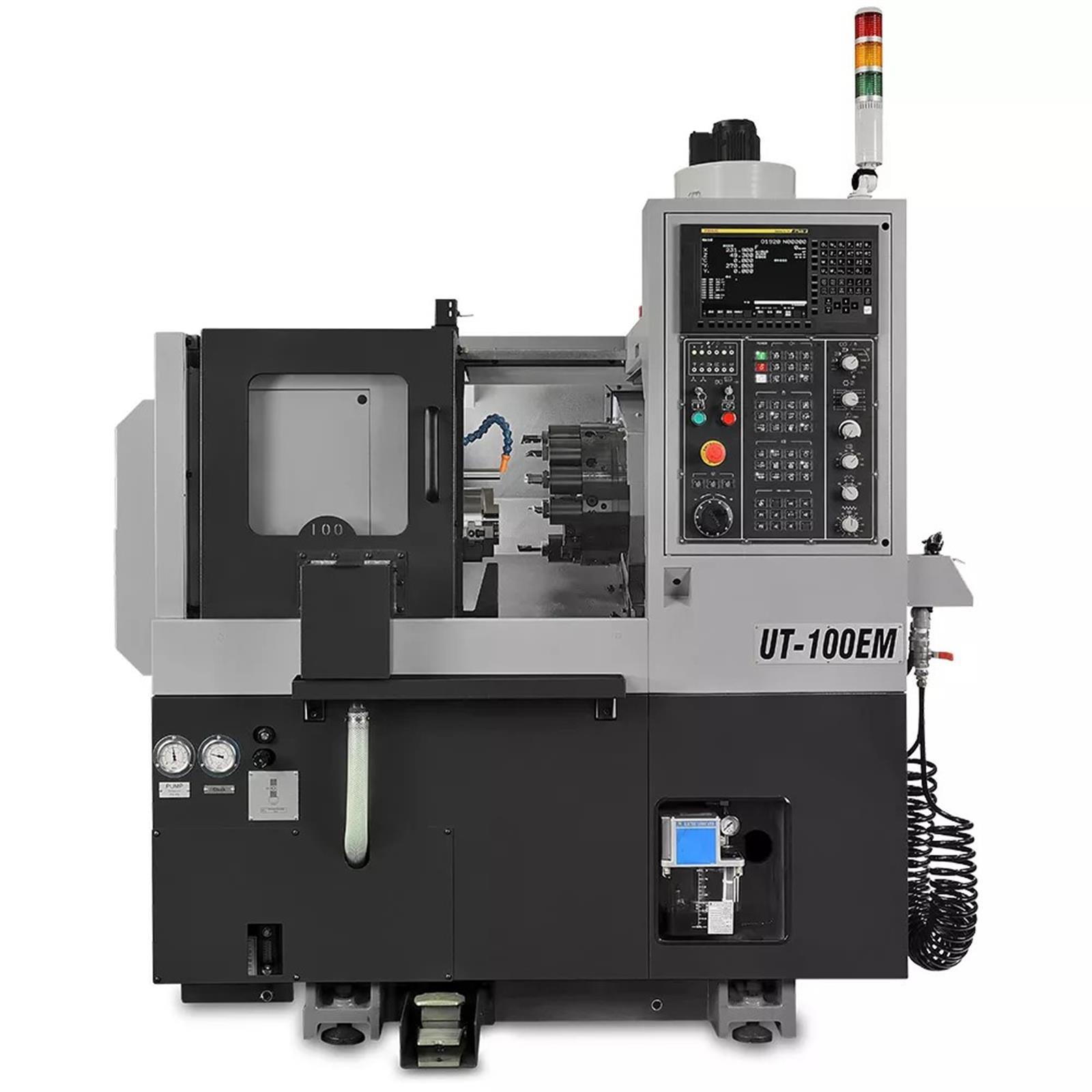 Accuway UT-100EM Compact CNC Lathe for Automatic Machining