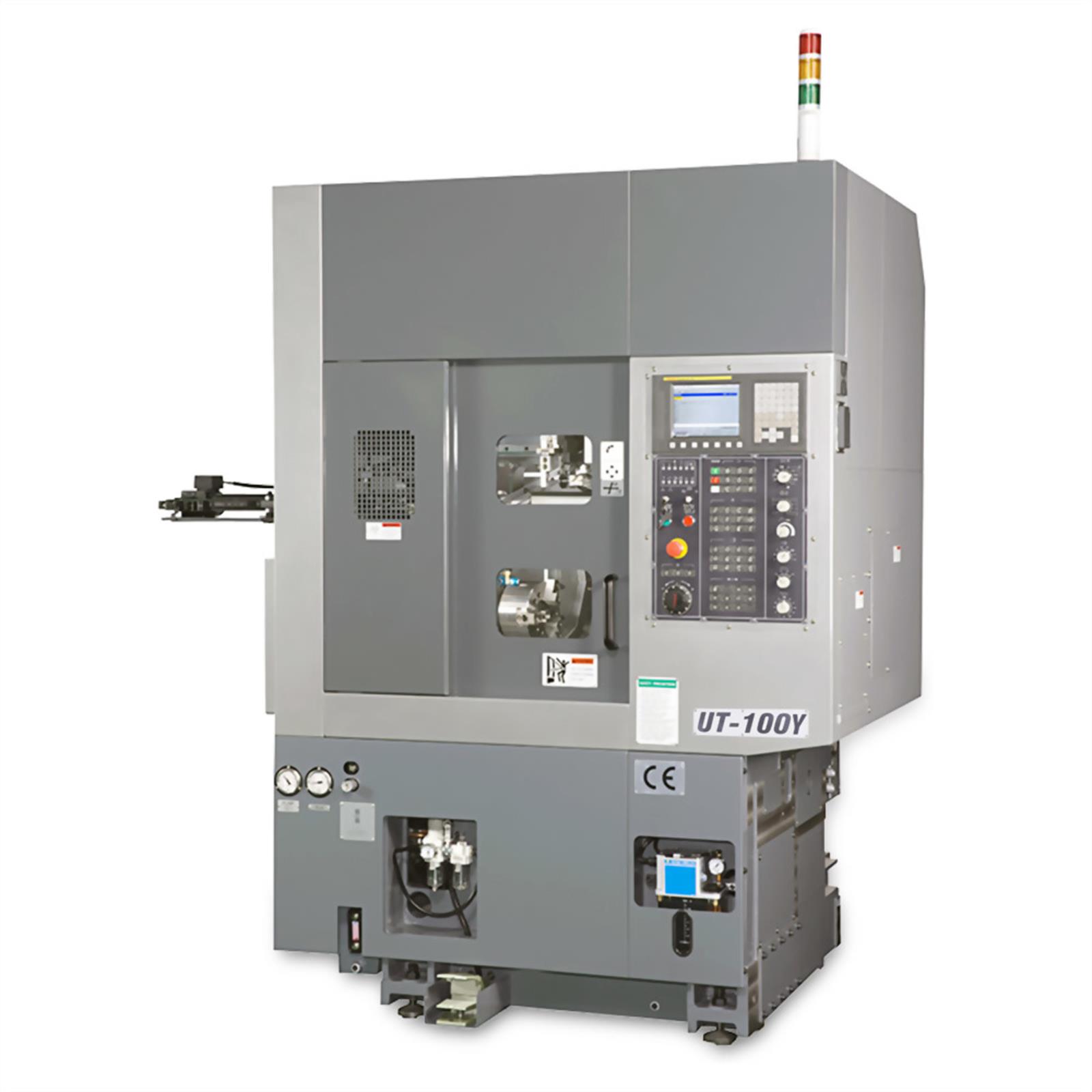Accuway UT-100Y Slant Bed Linear Way CNC Lathe