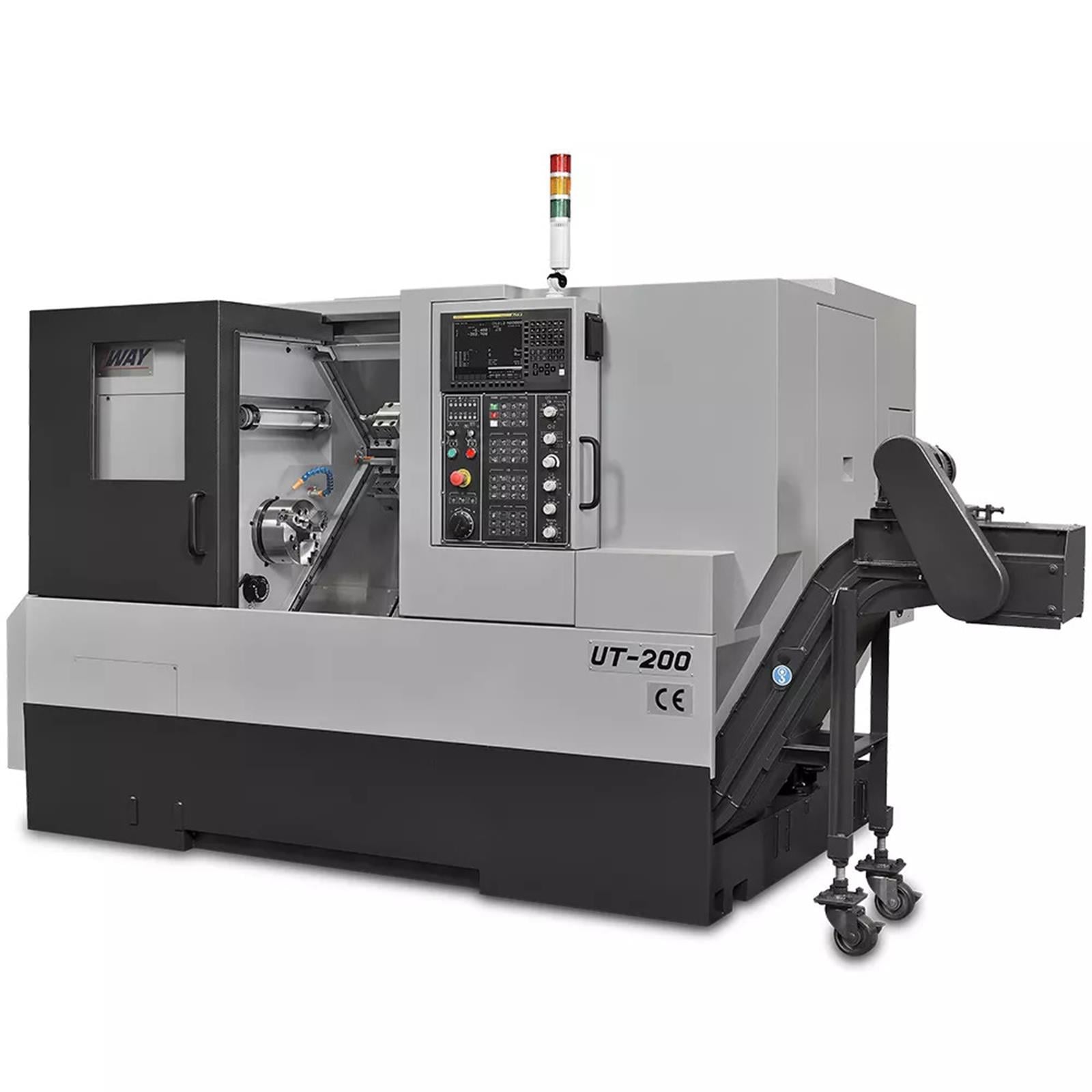 Accuway UT-200 Slant Bed Linear Way CNC Lathe