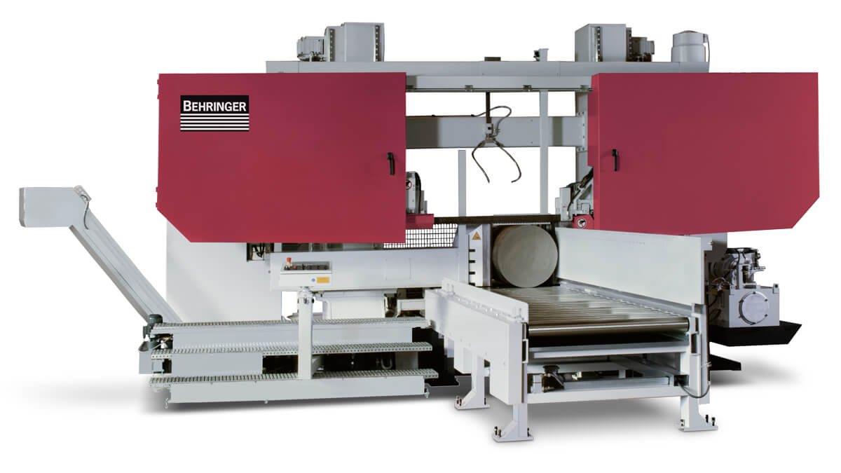 Behringer HBP1100-2100 Large Bandsaw with Roller Conveyor