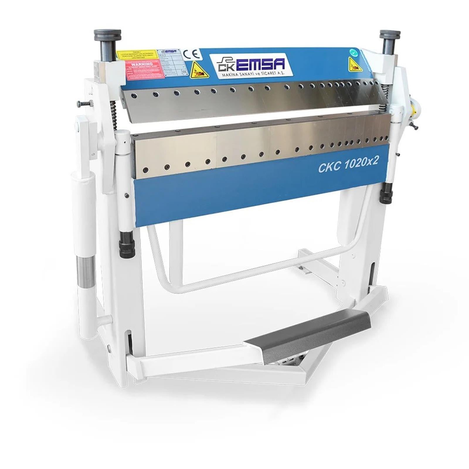 CK Emsa CKC 1260×1.5mm Top+Bottom Segmented Blades Box And Pan Folder