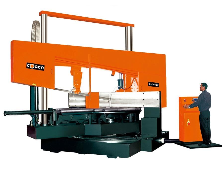 Cosen SH-1500DM Semi-Automatic Swivel Head Double Mitering