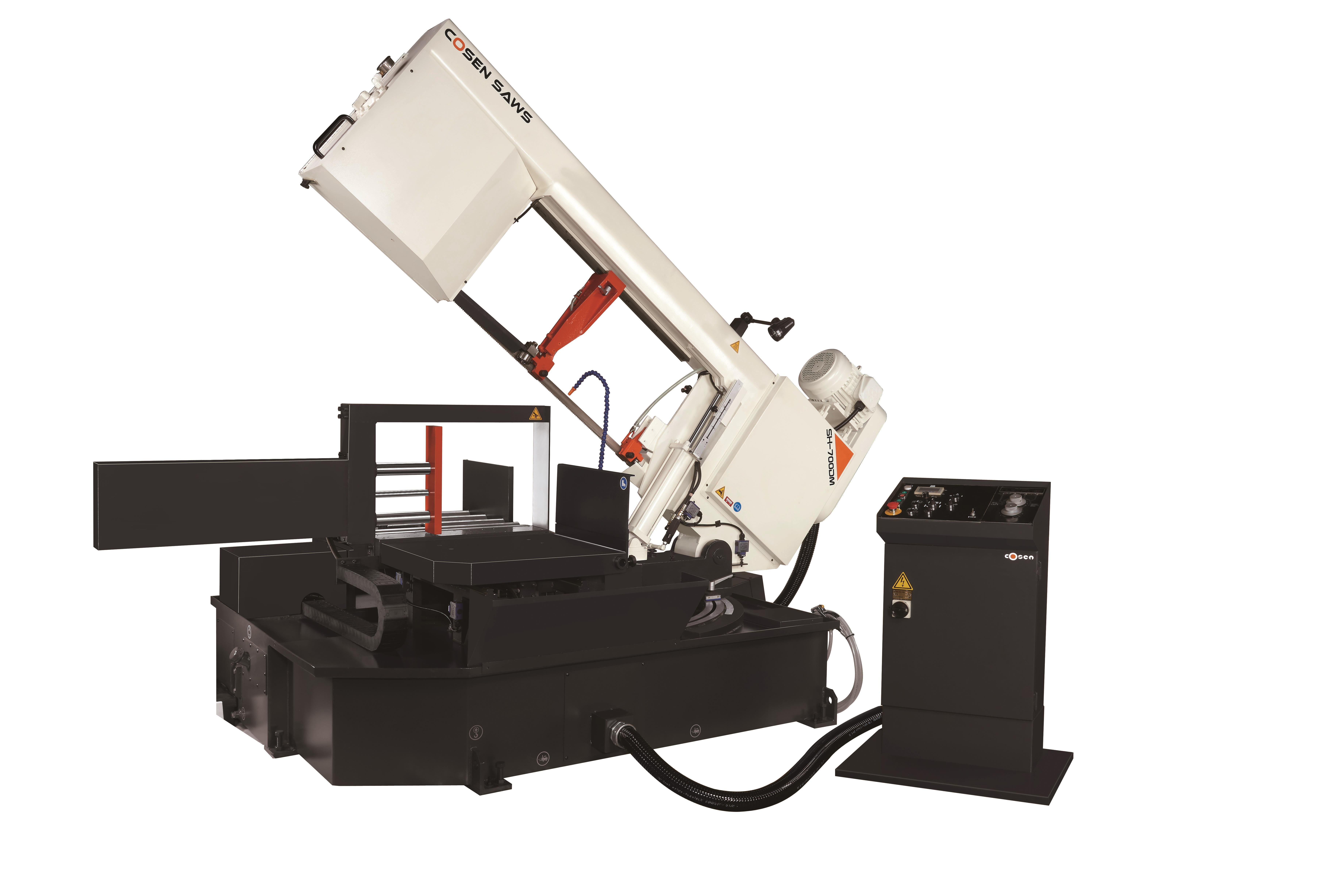 Cosen SH-700DM Semi-Automatic Swivel Head Double Mitering