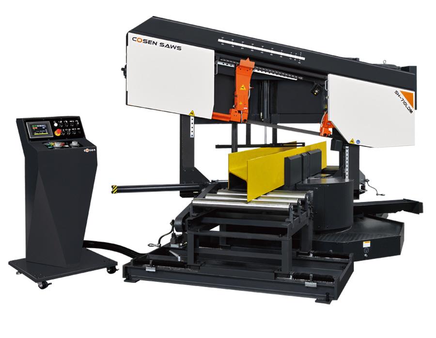 Cosen SH-710LDM Semi-Automatic Double Column Double Miter-Cutting Horizontal Band Saw