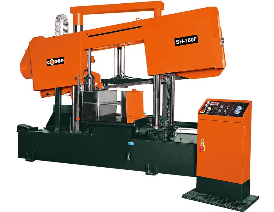 Cosen SH-760F Semi-Automatic Canted Frame Straight Cutting Saws