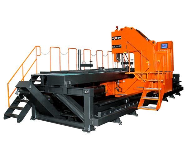 Cosen SV-70100 Traversing Head Vertical Plate Saw