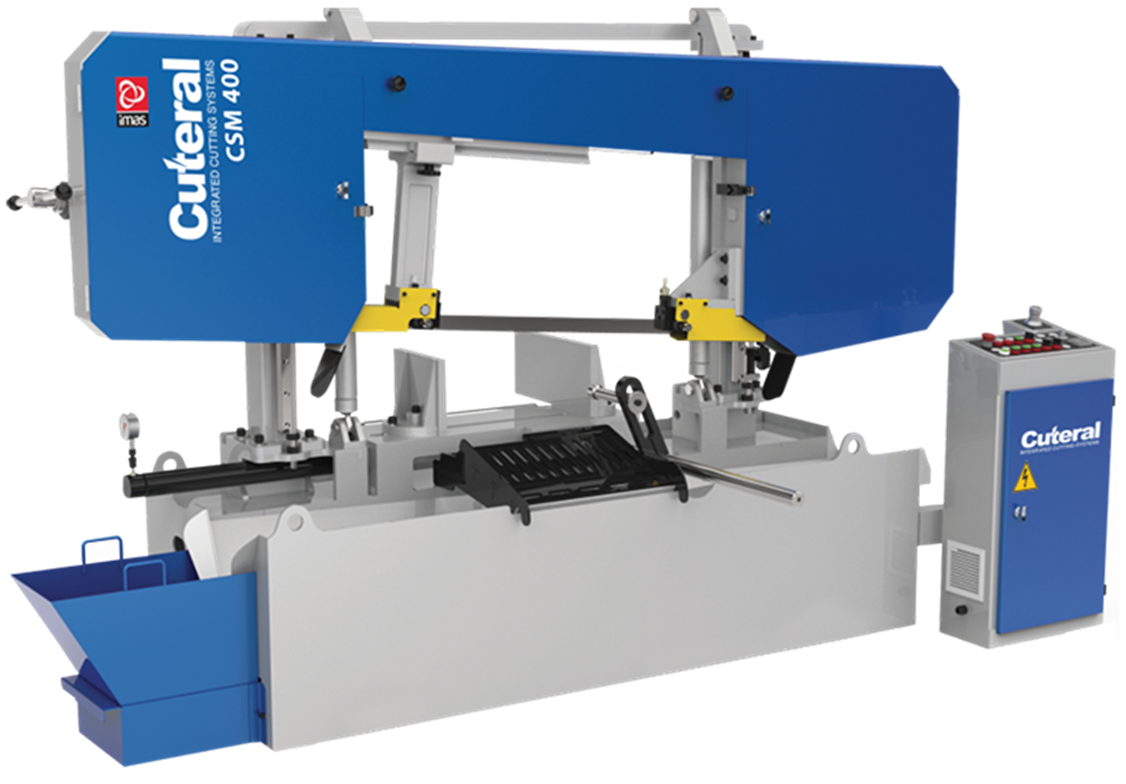 Cuteral CSM 400 - Semi Automatic Double Column Hydraulic Bandsaw Machine