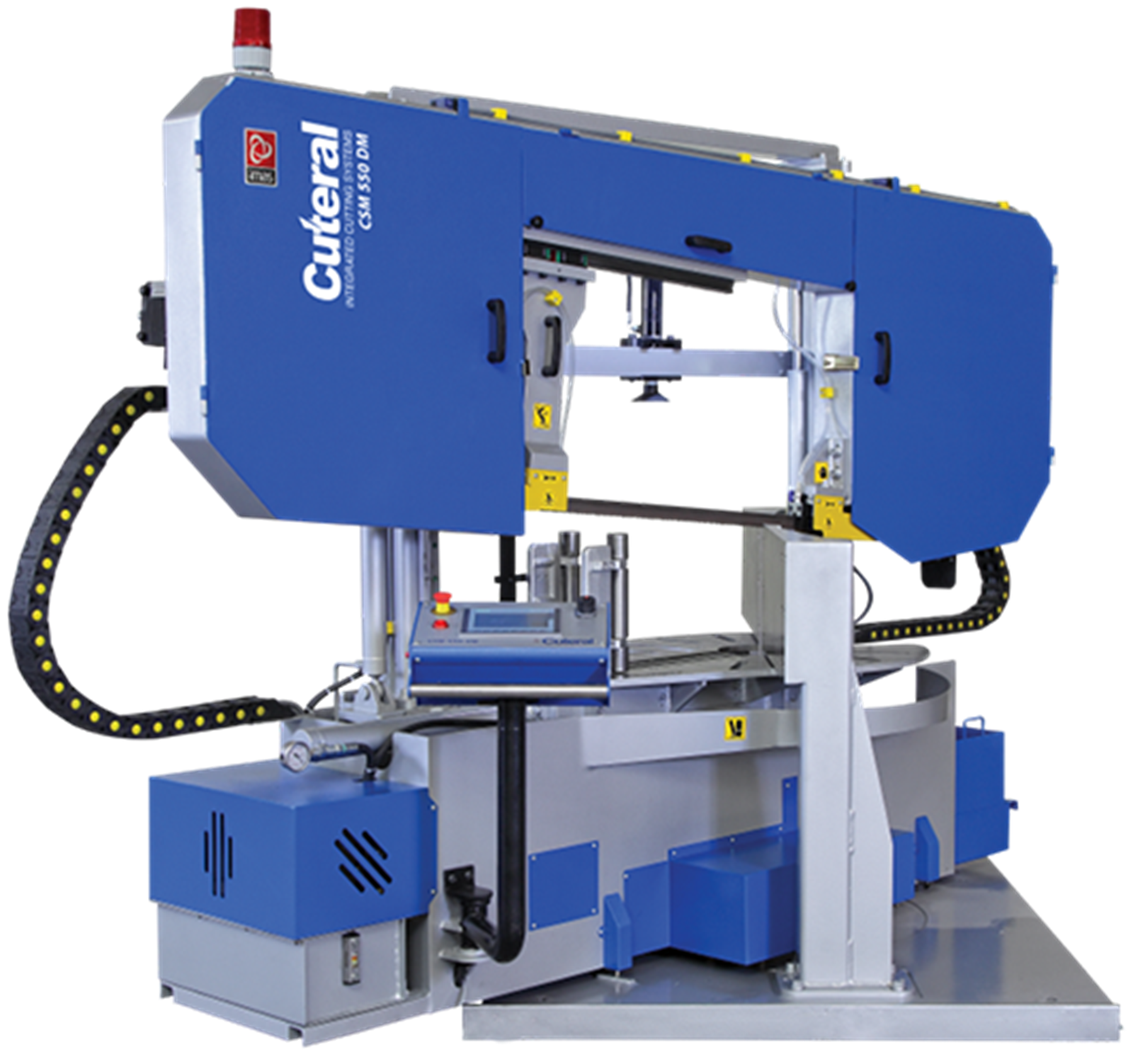 Cuteral CSM 550 DM - Double Miter Semi Automatic Double Column Hydraulic Bandsaw Machine