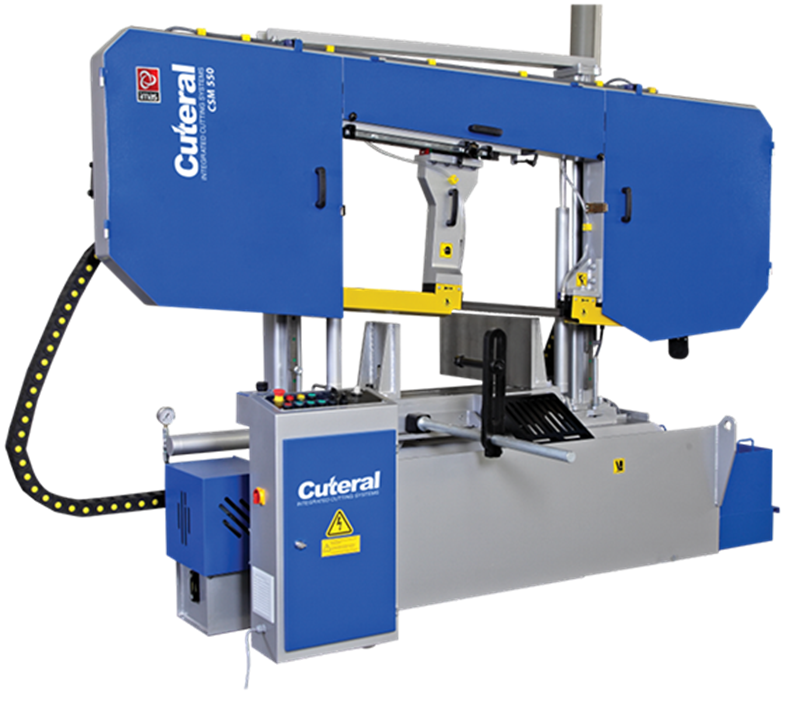 Cuteral CSM 550 - Semi Automatic Double Column Hydraulic Bandsaw Machine