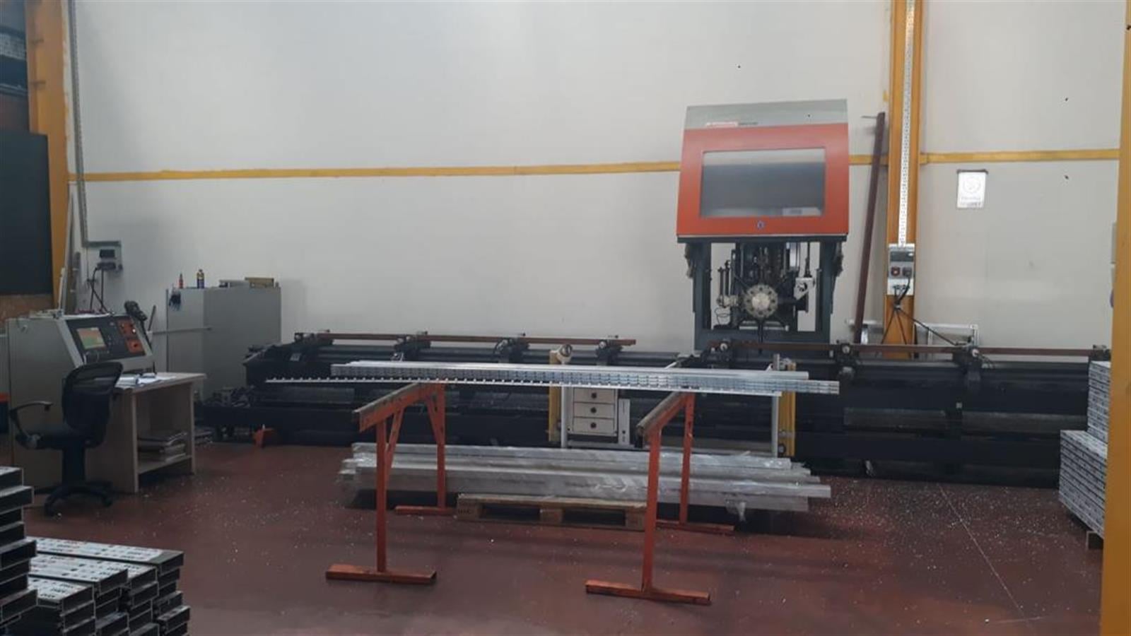 Elumatec SBZ 130 aluminium CNC profile machining center