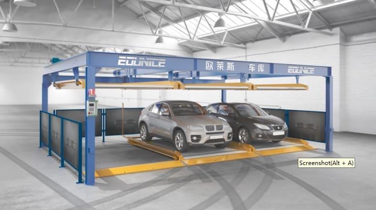 Eounice Big Car-D Two-Floor Car Elevato