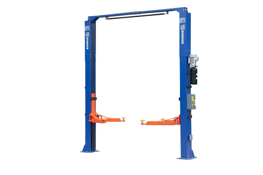 Eounice ON-7214E Garage Car Clear Floor Two Post Lift Electrical Release and Dual Chain Drive Cylinders Car Lİft