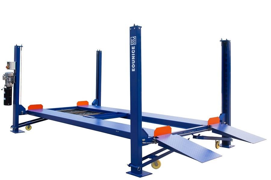 Eounice ON-7436P Manual Lock Release Four Post Parking Lift 