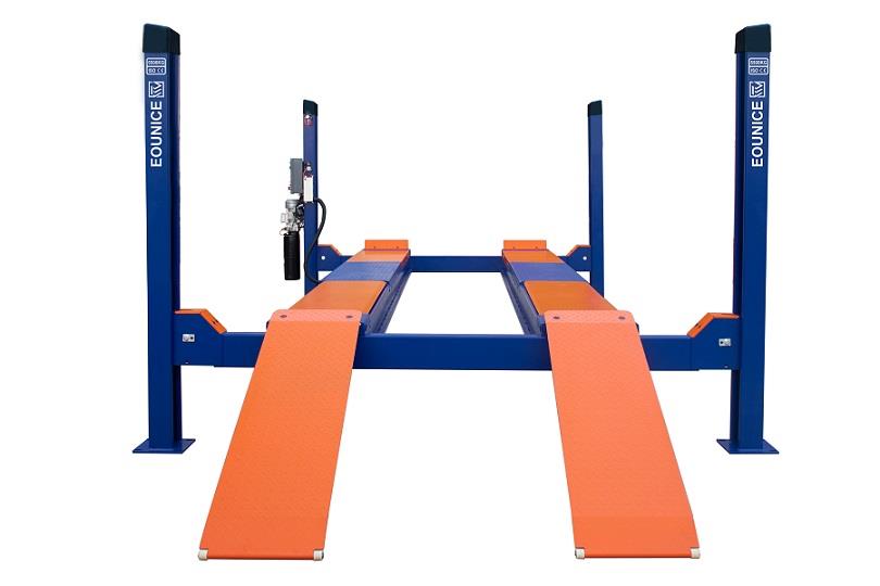 Eounice ON-7455 Four Post Lift One Side Manual Lock Release For Alignment Use
