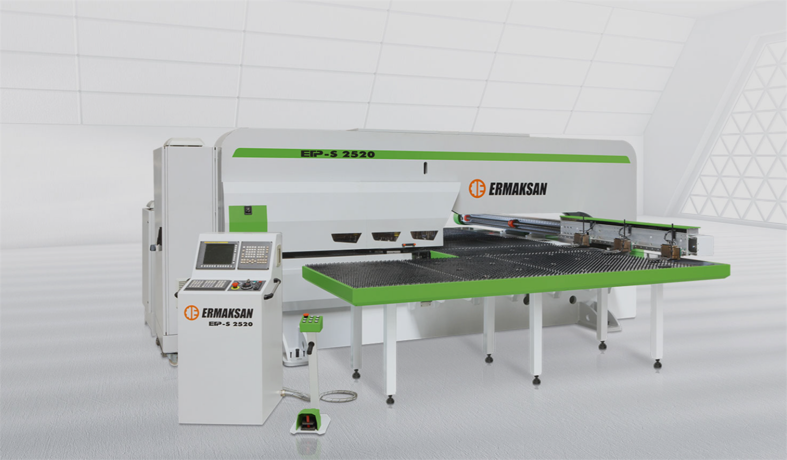 Ermaksan ETP-S 1500x2500x20 Ton Cnc Servo Turret Punch Press