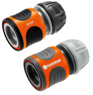 Gardena Hose Connector Set 13 mm 1-2 inch – 15 mm 5-8 inch 18279-20