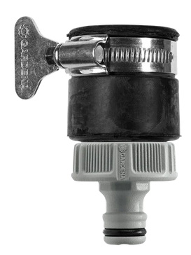 Gardena Tap connector connects to taps without thread, frost-proof