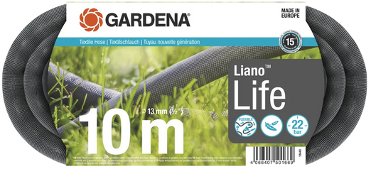 Gardena Textile Hose Liano™ Life 13 mm 1-2 inch 10 m 18440-20