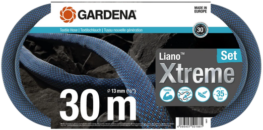 Gardena  Textile Hose Liano™ Xtreme 13 mm 1-2 inch 30 m Set 18477-20