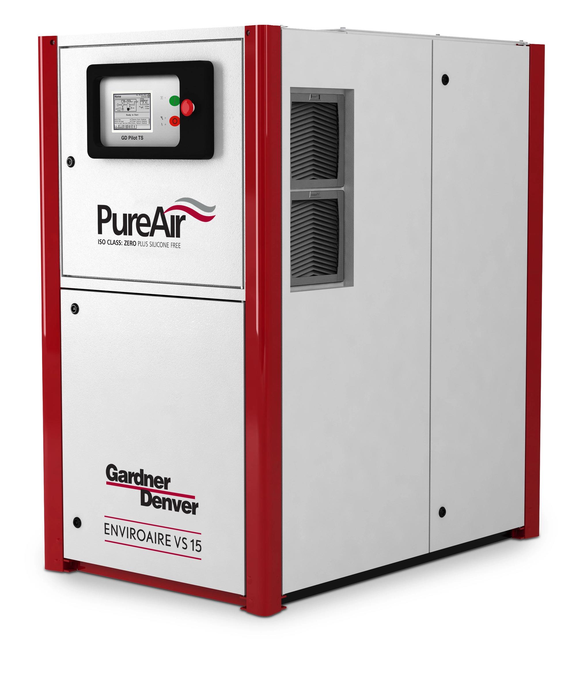 Gardner Denver EnviroAire TVS 200e Single Stage Variable Speed Water Injected Oil-Free Air Compressor