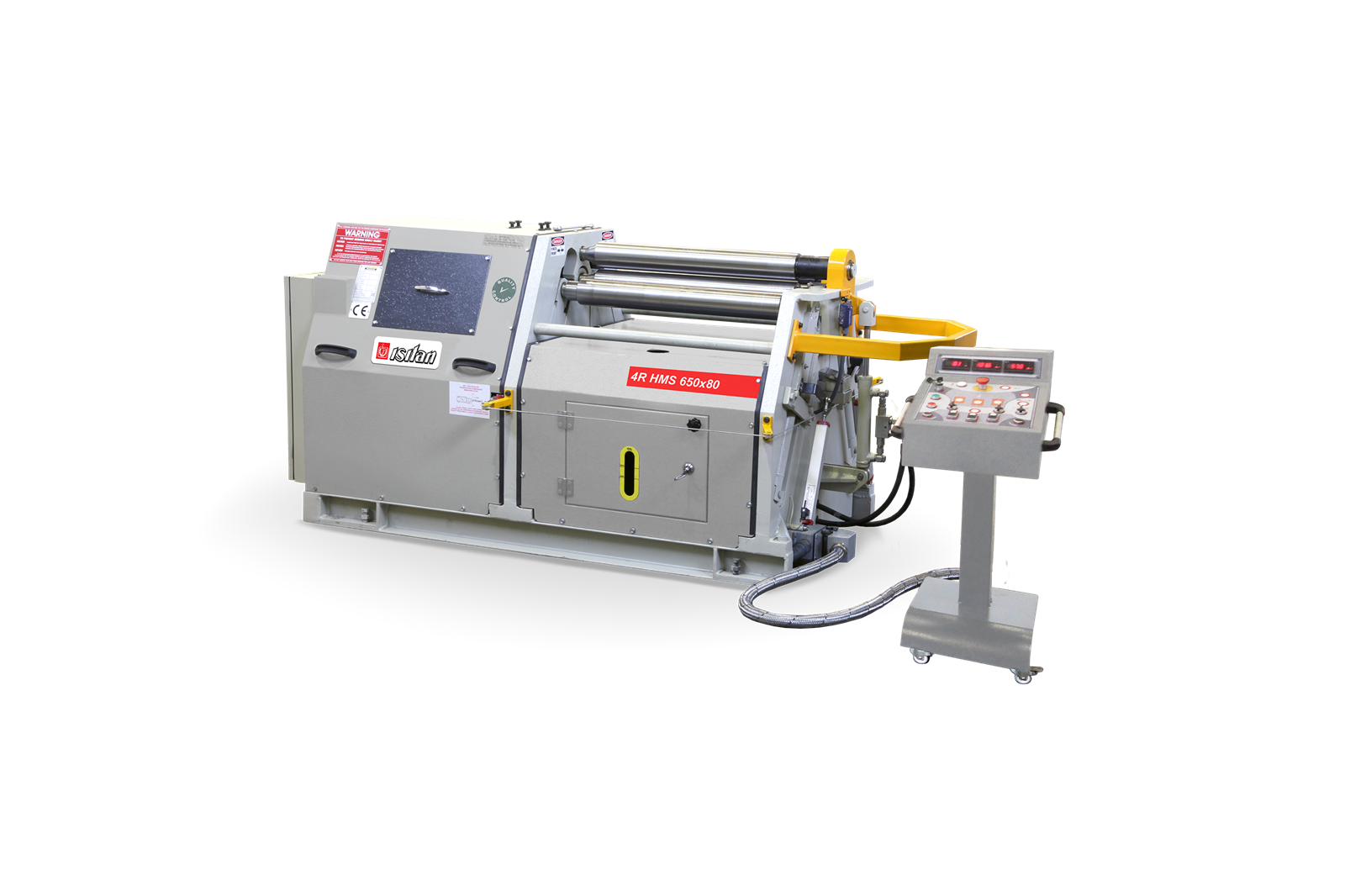 Isıtan 4R HMS 650x80 Hydraulıc 4 Roll Plate Rollıng Machınes