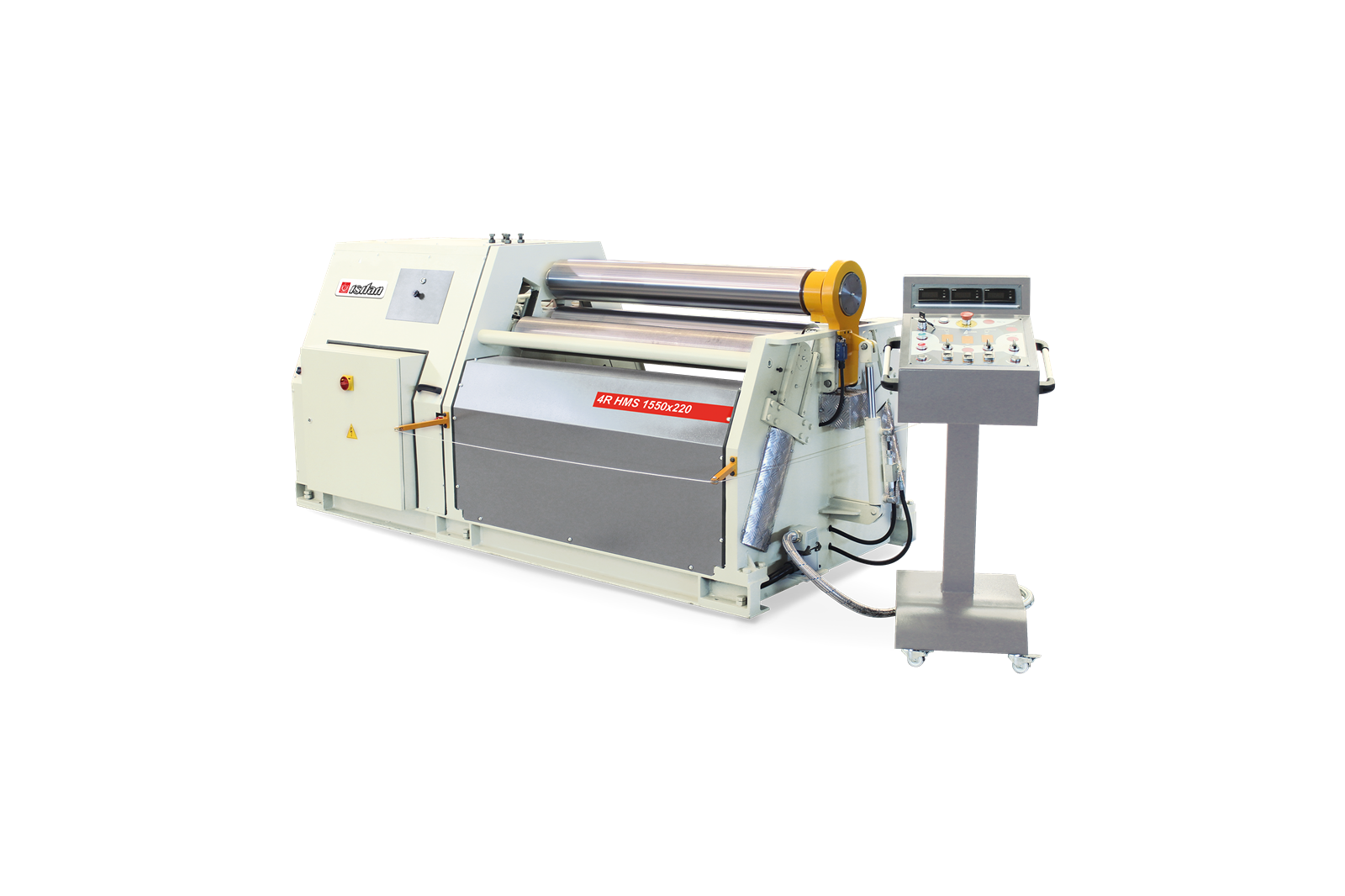 Isıtan 4R HMS 650x80 Hydraulıc 4 Roll Plate Rollıng Machınes