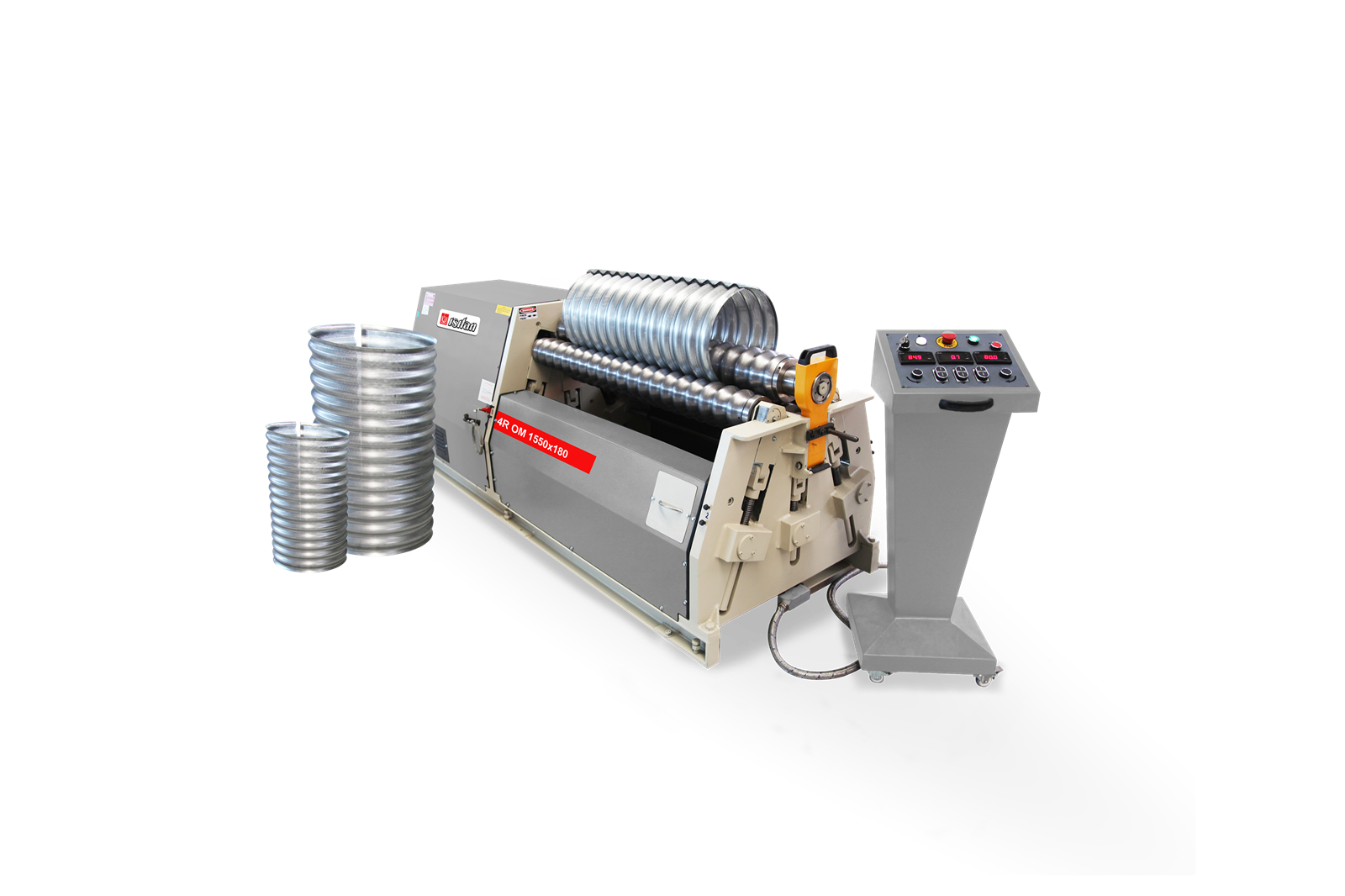 Isitan 4RM OM 1550x180 Hydraulic 4 Roll Plate Rolling Machines
