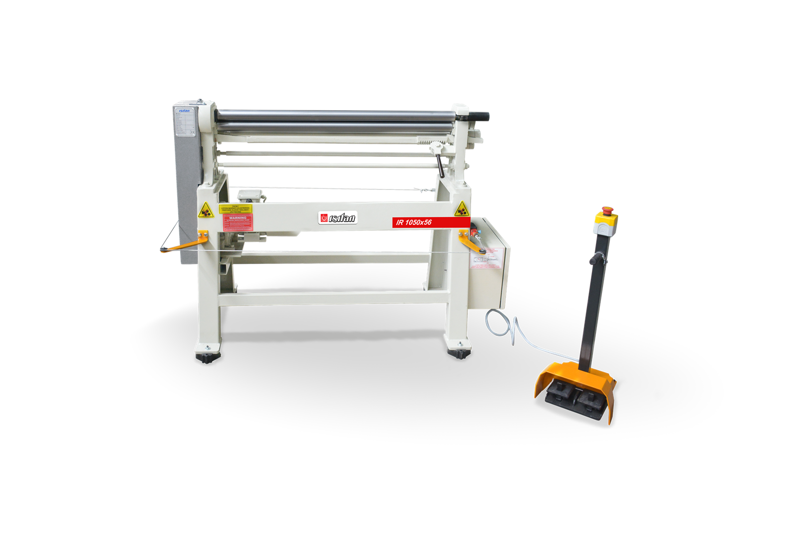 Isıtan IR 1050 x 56 Motorized 3Rolls Plate Bending Machine