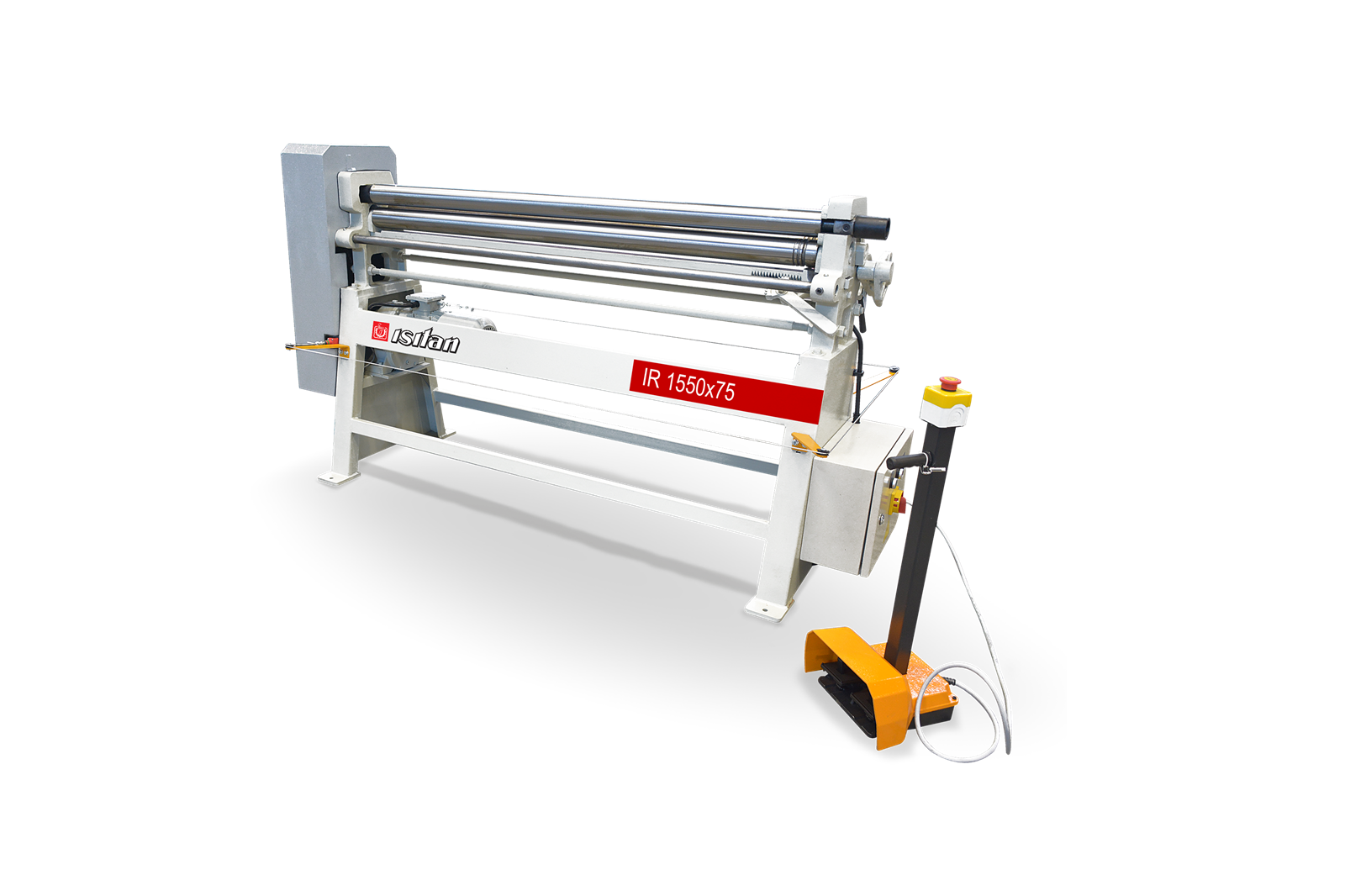 Isıtan IR 1270 x 68 Motorized 3Rolls Plate Bending Machine