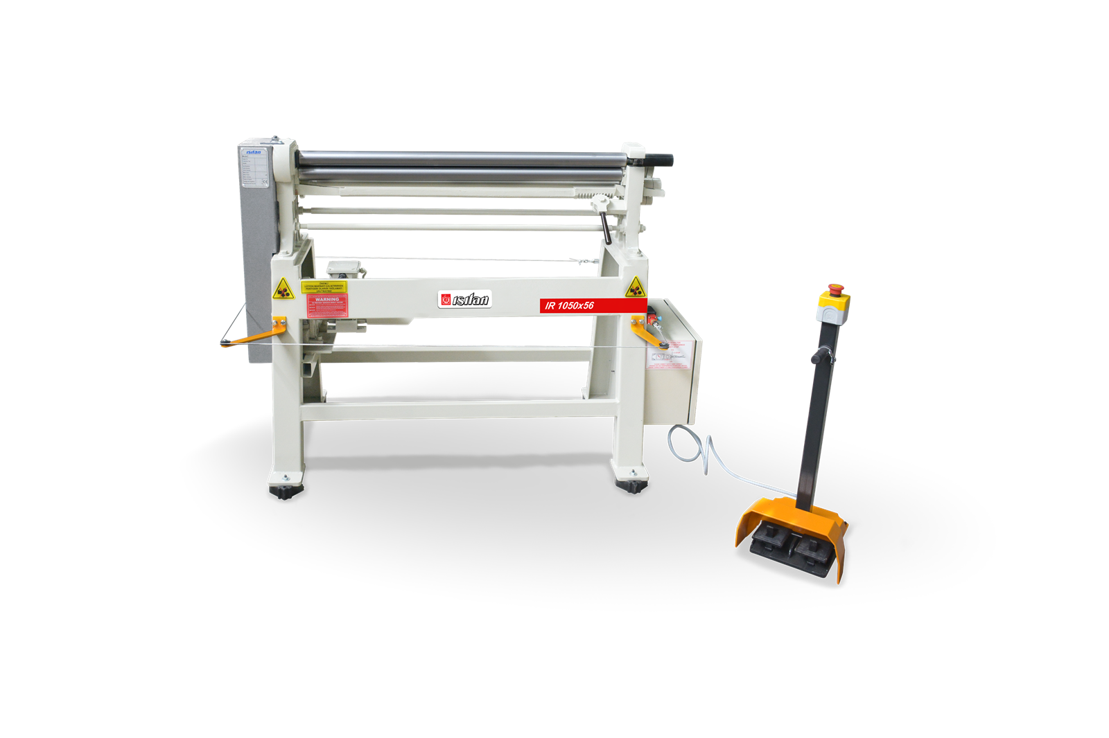 Isıtan IR 1270 x 75 Motorized 3Rolls Plate Bending Machine