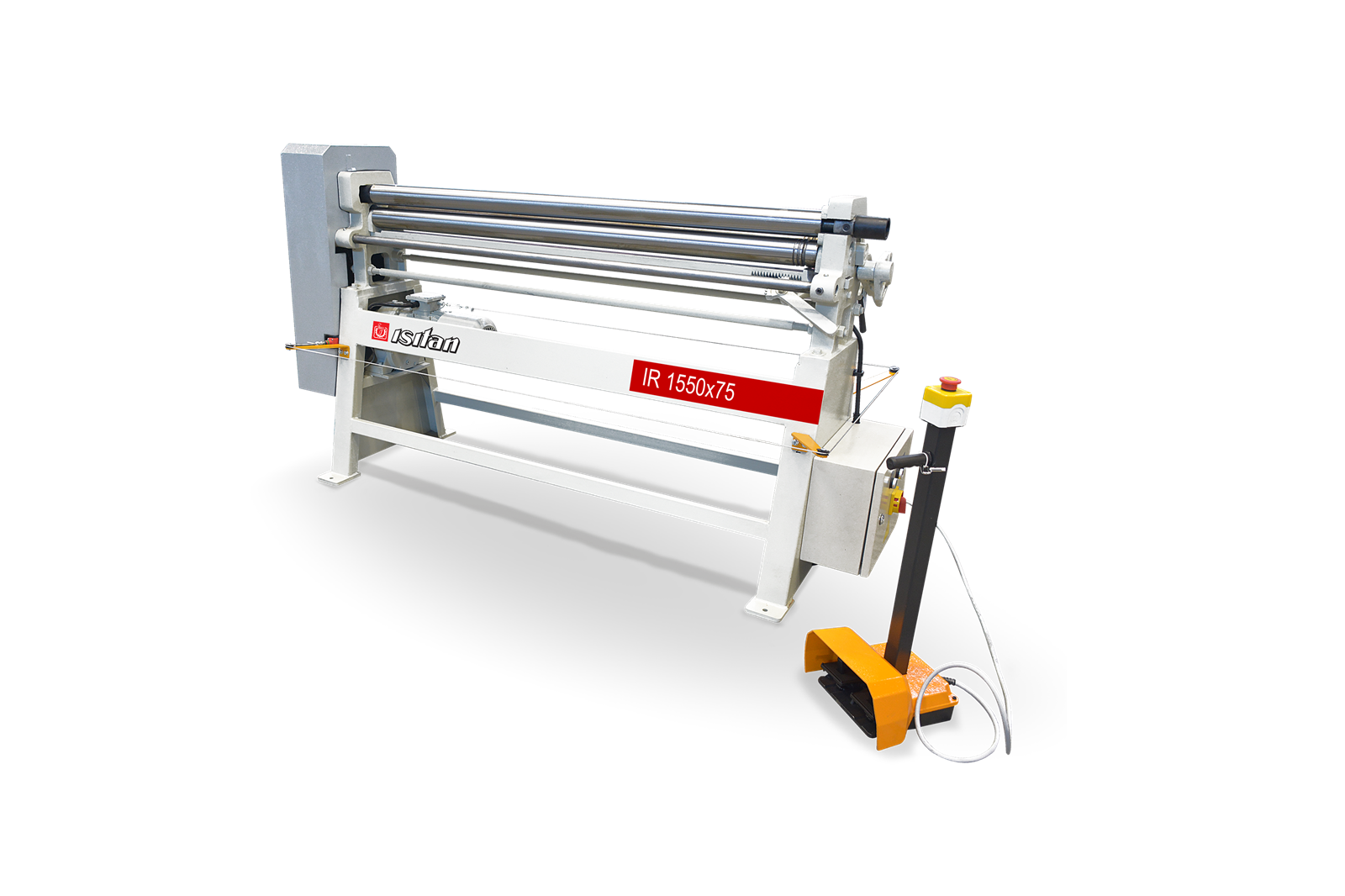 Isıtan IR 1550 x 75 Motorized 3Rolls Plate Bending Machine