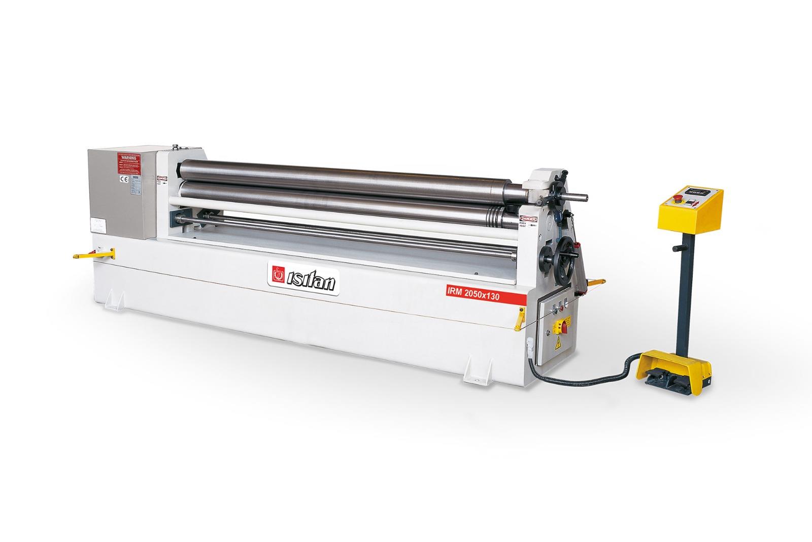 Isıtan IRM 1050 x 130 Motorized 3Rolls Plate Bending Machine