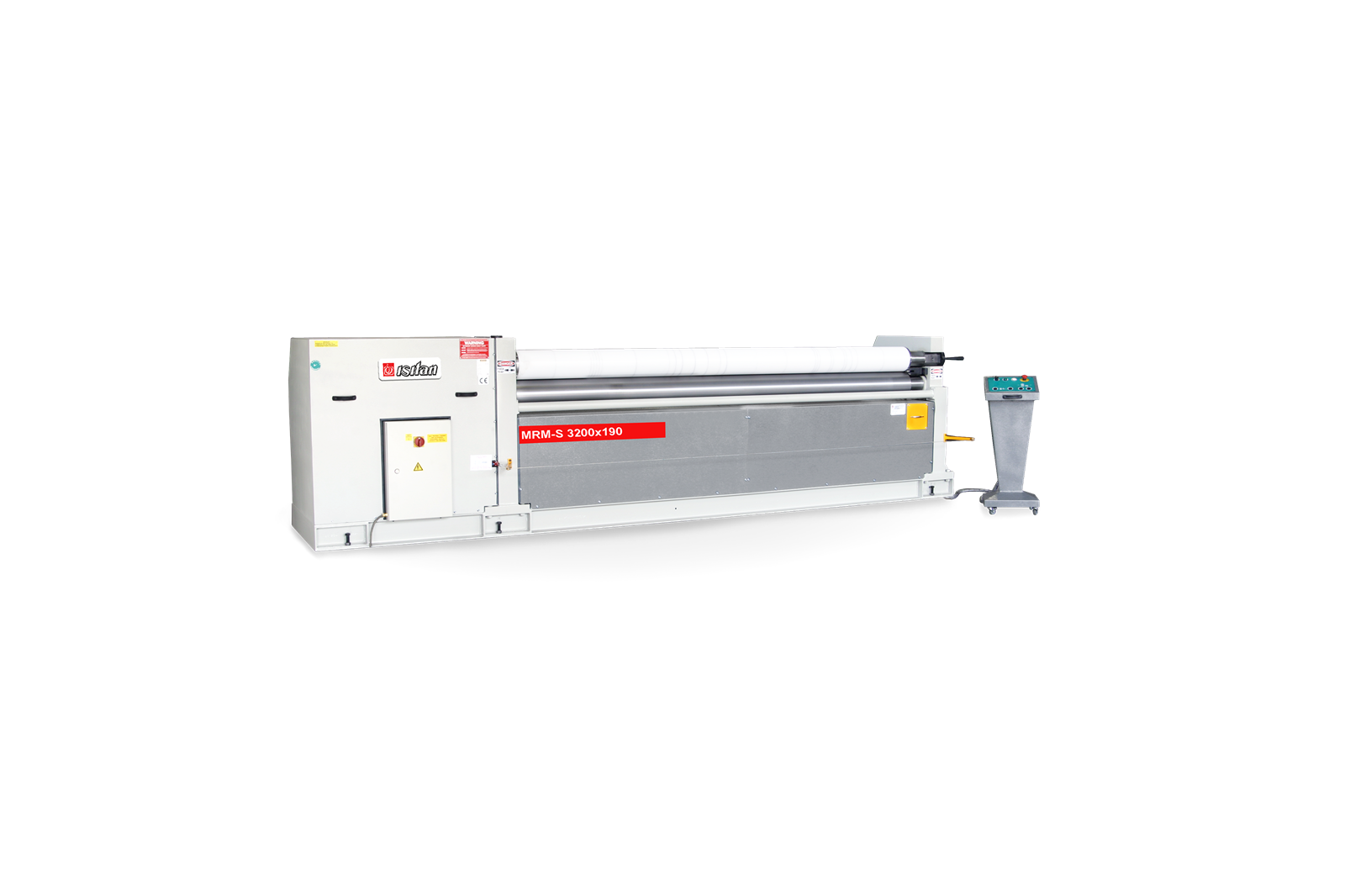 Isıtan MRM-S 1050x130 Motorized 3Rolls Plate Bending Machine