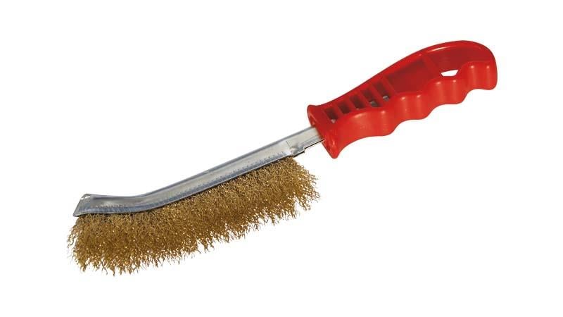 Jouanel BROS-MET Convex Wire Brush Made Of Brass-Plated Steel Wire
