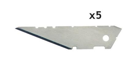 Jouanel CUT25LAMTRA Set Of 5 Trapezoidal Blades For CUT252L