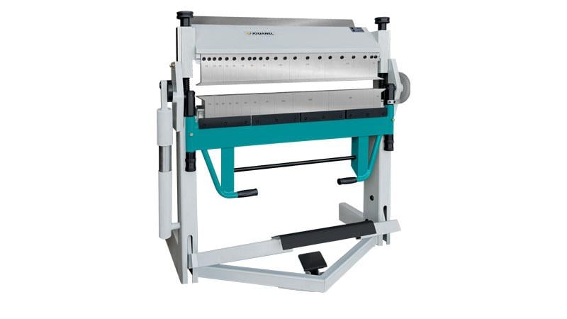 Jouanel HS33 Folding Machine with Segmented Clamp - Table - Folding Beam and Foot Pedal - 1.25 m x 1.5 mm